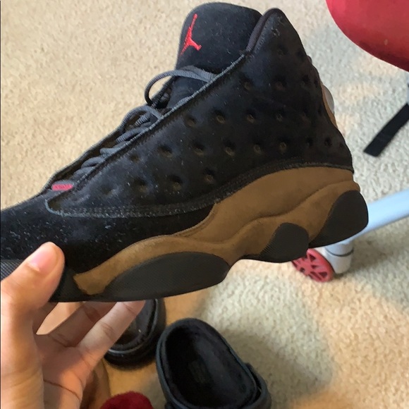 Retro Jordan 13 olive - Picture 3 of 4